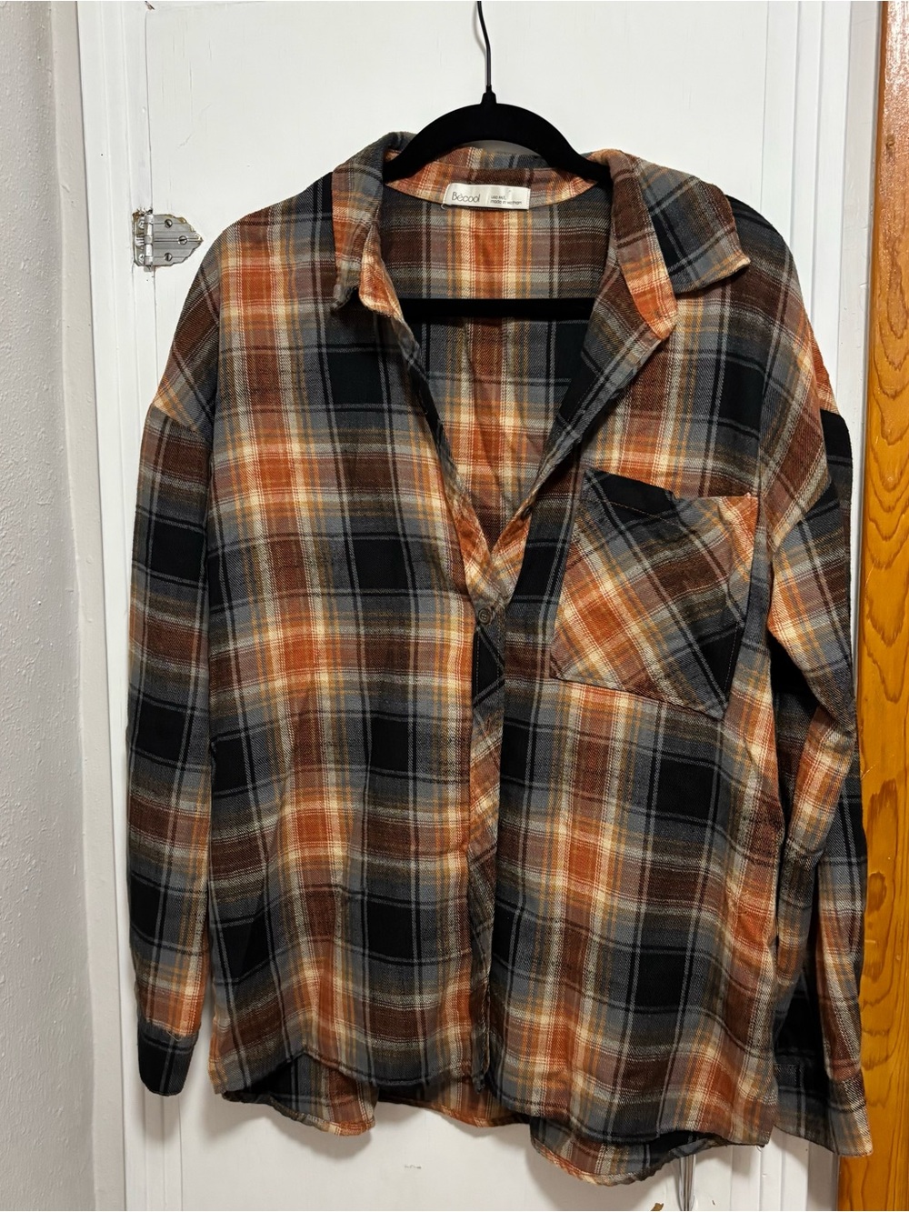 BeCool Plaid Flannel Shirt